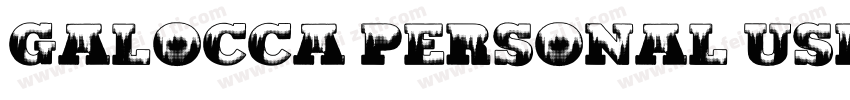Galocca Personal Use Regular字体转换